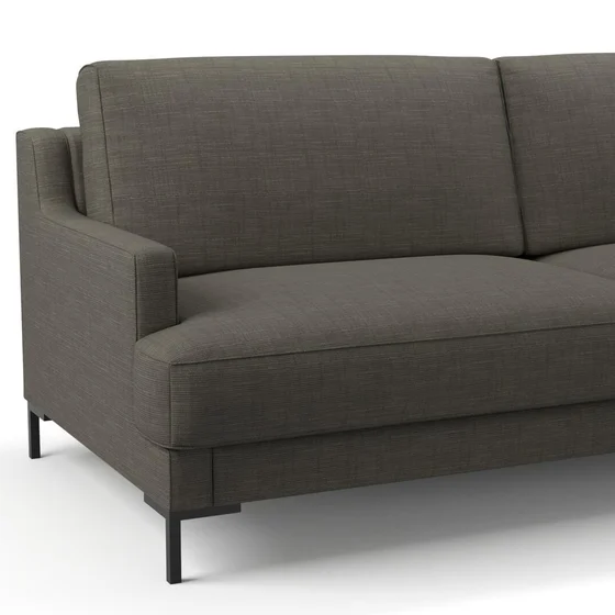 Photo of the fabric Ficus Smoke swatch by Mokum. Use for Upholstery, Accessory. Style of Plain, Texture