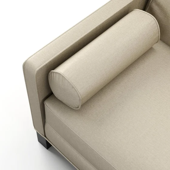 Photo of the fabric Poker Sesame swatch by James Dunlop FibreGuard. Use for Upholstery, Accessory, Top of Bed. Style of Chenille, Plain