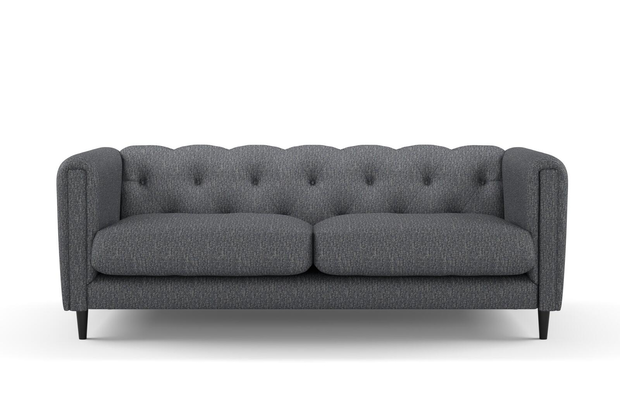 Photo of the fabric Omni Shadow swatch by James Dunlop FibreGuard. Use for Upholstery, Accessory, Top of Bed. Style of Plain, Texture