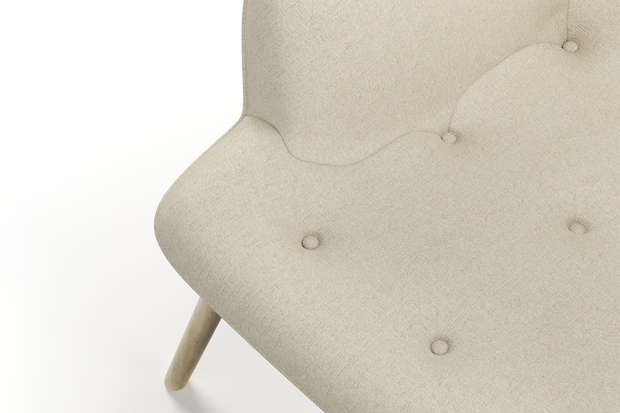 Photo of the fabric Omni Papyrus swatch by James Dunlop FibreGuard. Use for Upholstery, Accessory, Top of Bed. Style of Plain, Texture