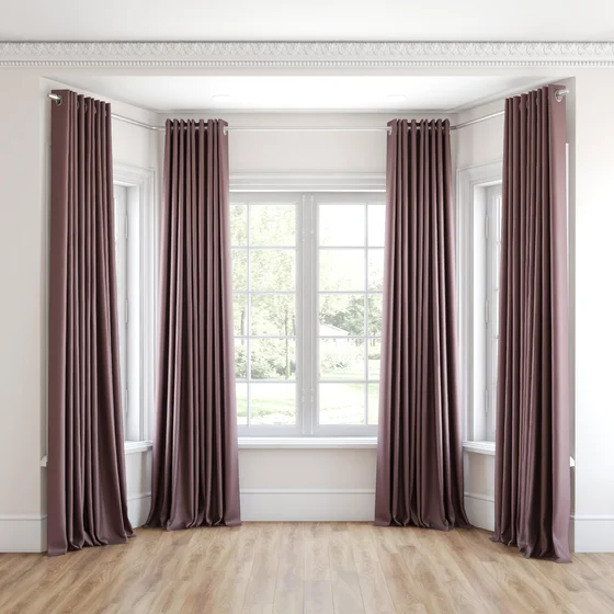 Photo of the fabric Silk Road Pompeian swatch by James Dunlop Essentials. Use for Curtains, Accessory. Style of Plain, Texture
