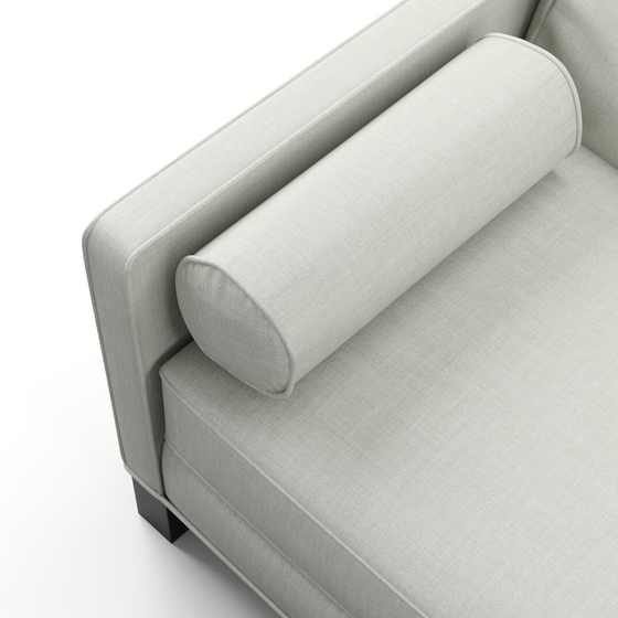Photo of the fabric Keystone Mist swatch by James Dunlop FibreGuard. Use for Curtains, Upholstery, Accessory, Top of Bed. Style of Plain, Texture