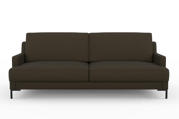 Photo of the fabric Epitome Moss swatch by Mokum. Use for Upholstery, Accessory. Style of Plain, Taffeta