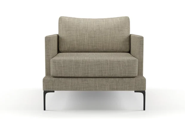 Photo of the fabric Ficus Pepper 851 swatch by Mokum. Use for Upholstery, Accessory. Style of Plain, Texture