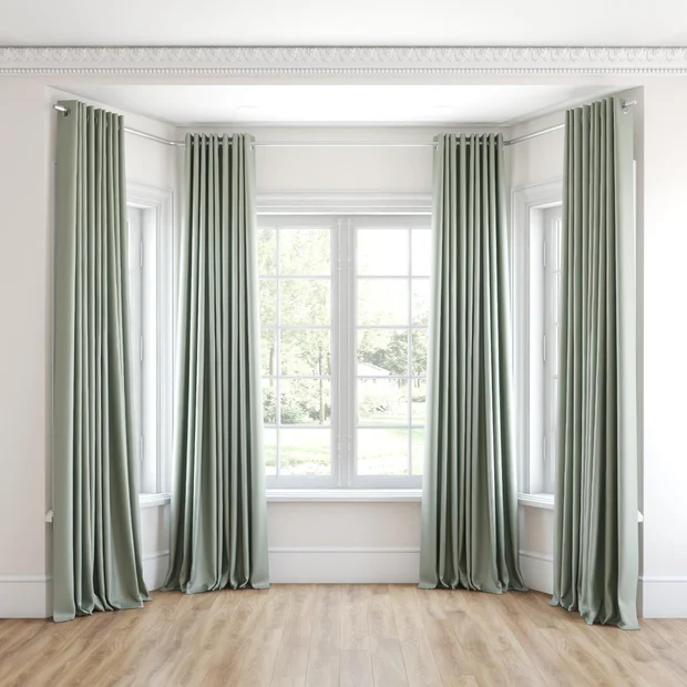 Photo of the fabric Trailblazer Duckegg swatch by James Dunlop FibreGuard. Use for Curtains, Upholstery, Accessory, Top of Bed. Style of Texture, Traditional