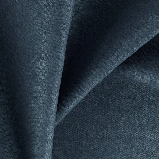 Photo of the fabric Drama Teal swatch by Zepel FibreGuard. Use for Curtains, Upholstery, Accessory, Top of Bed. Style of Chenille, Plain