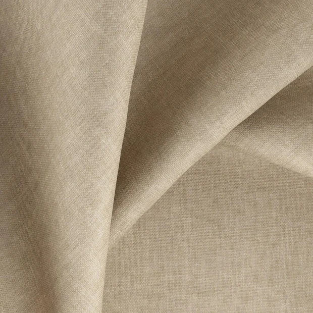 Photo of the fabric Hometown Putty swatch by Zepel. Use for Curtains, Upholstery, Accessory, Top of Bed. Style of Plain, Texture
