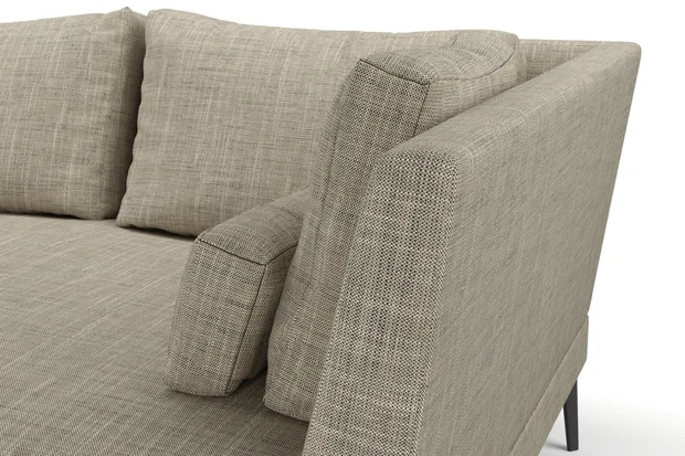 Photo of the fabric Ficus Pepper 851 swatch by Mokum. Use for Upholstery, Accessory. Style of Plain, Texture