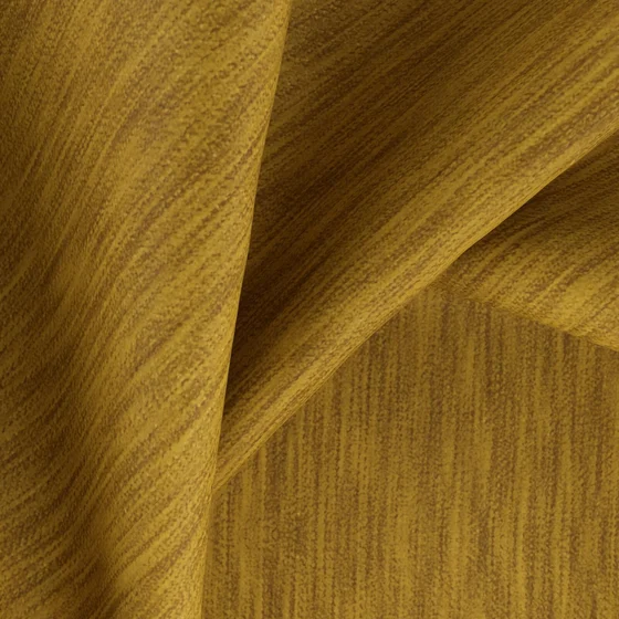 Photo of the fabric Tuxedo Gold swatch by Zepel FibreGuard. Use for Curtains, Upholstery, Accessory, Top of Bed. Style of Plain, Velvet