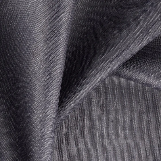 Photo of the fabric Bavaria Plum swatch by Zepel. Use for Curtains, Accessory, Top of Bed. Style of Plain, Taffeta