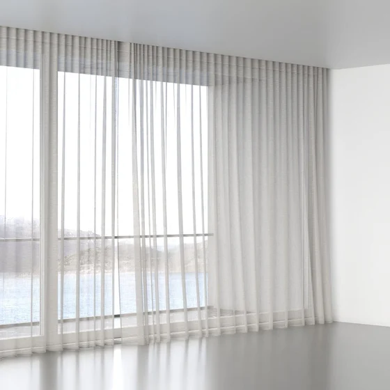 Photo of the fabric Drift Haze swatch by James Dunlop. Use for Sheer Curtains. Style of Plain, Sheer