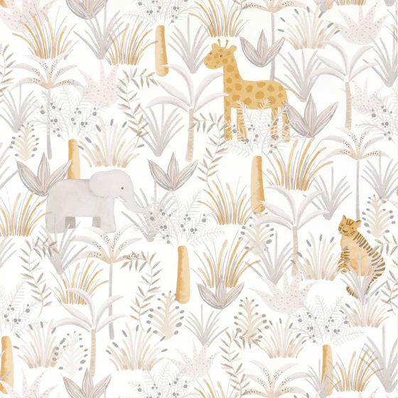 Photo of the fabric Leon Wallpaper 8564 8564 16 18 swatch by Casadeco. Use for Wall Covering. Style of Childrens