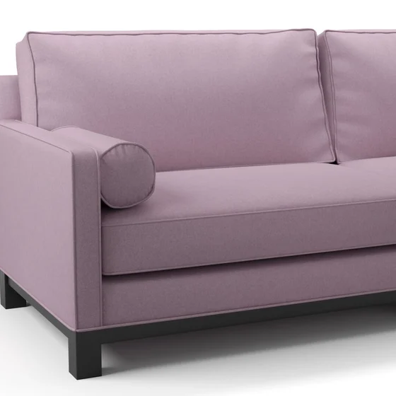 Photo of the fabric Braveheart Hyacinth swatch by James Dunlop FibreGuard. Use for Upholstery, Accessory, Top of Bed. Style of Plain, Taffeta