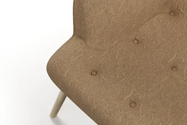 Photo of the fabric Envelope Turmeric swatch by James Dunlop. Use for Upholstery, Accessory. Style of Plain, Texture