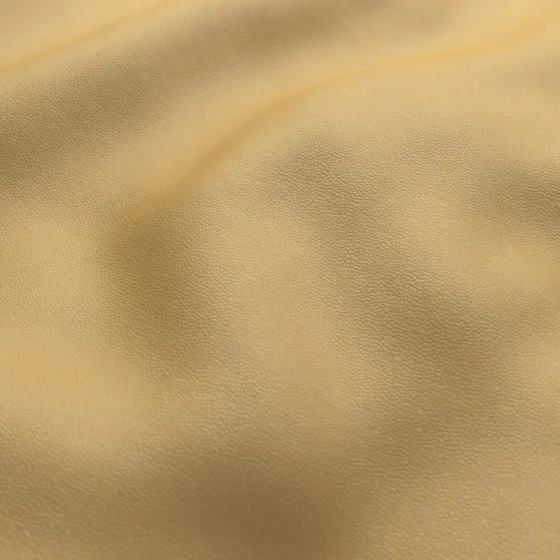 Photo of the fabric Integra Honey swatch by Zepel. Use for Upholstery, Accessory, Top of Bed. Style of Leather And Vinyl, Plain