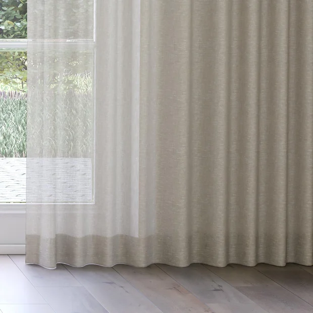 Photo of the fabric Miesian Bamboo swatch by James Dunlop. Use for Curtains. Style of Plain, Texture
