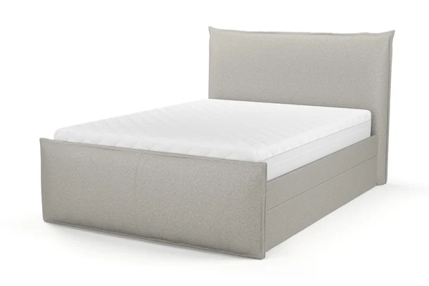 Photo of the fabric Palermo Dove Grey swatch by Mokum. Use for Upholstery, Accessory. Style of Plain, Texture