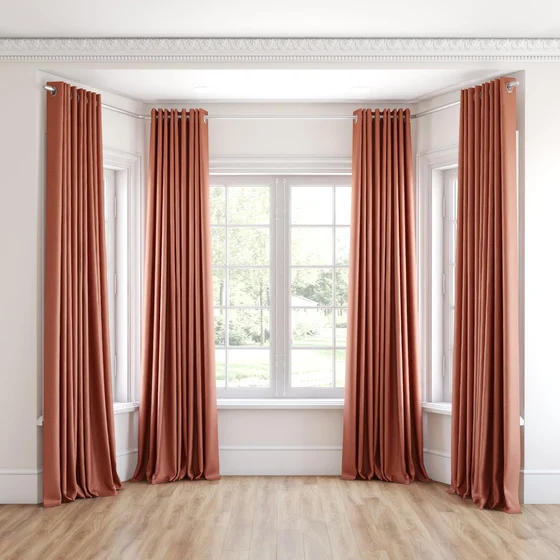 Photo of the fabric Frisco Spice swatch by James Dunlop Essentials. Use for Curtains, Upholstery, Accessory, Top of Bed. Style of Plain, Texture