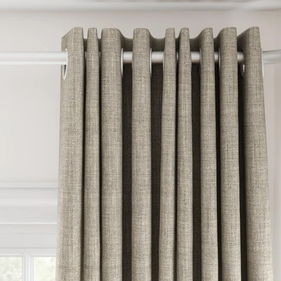 Photo of the fabric Dryland Oyster swatch by James Dunlop Essentials. Use for Curtains, Accessory. Style of Plain, Texture