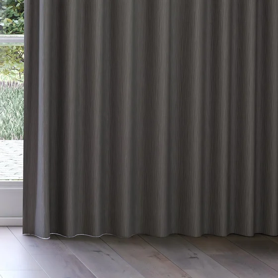Photo of the fabric Sandrift Truffle swatch by James Dunlop Essentials. Use for Curtains, Accessory. Style of Plain, Texture