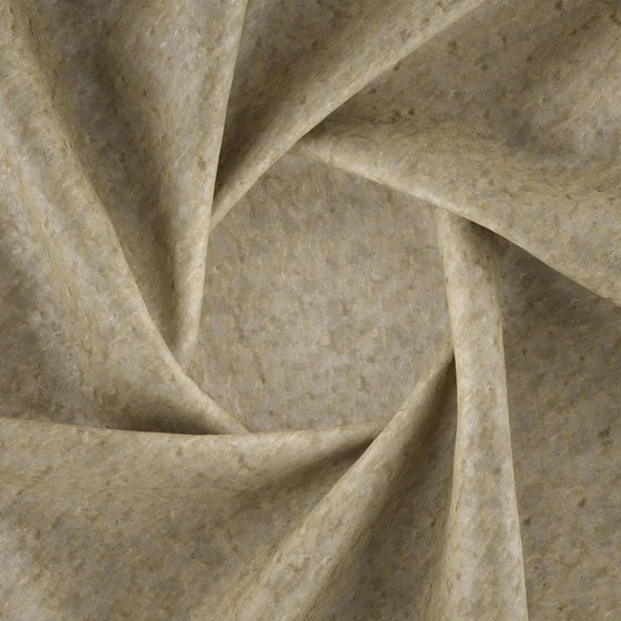 Photo of the fabric Opera Oyster swatch by Zepel FibreGuard. Use for Curtains, Upholstery, Accessory, Top of Bed. Style of Plain, Velvet