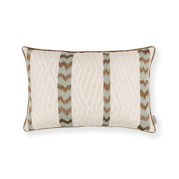 Photo of the fabric Indu 60 X 40Cm Cushion Rc814 02 swatch by Romo. Use for Cushion with Inner
