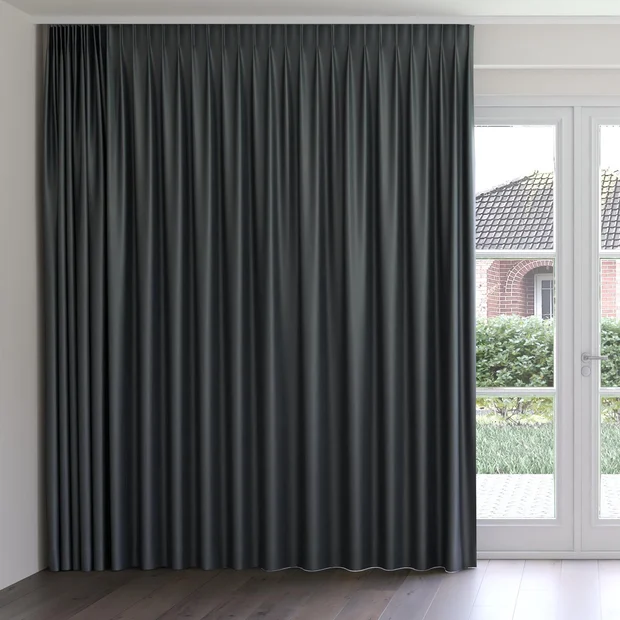 Photo of the fabric Stallion 2 UC Forged swatch by James Dunlop Essentials. Use for Curtains, Accessory. Style of Plain, Texture