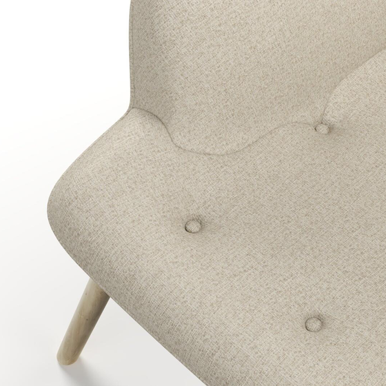 Photo of the fabric Omni Linen swatch by James Dunlop FibreGuard. Use for Upholstery, Accessory, Top of Bed. Style of Plain, Texture