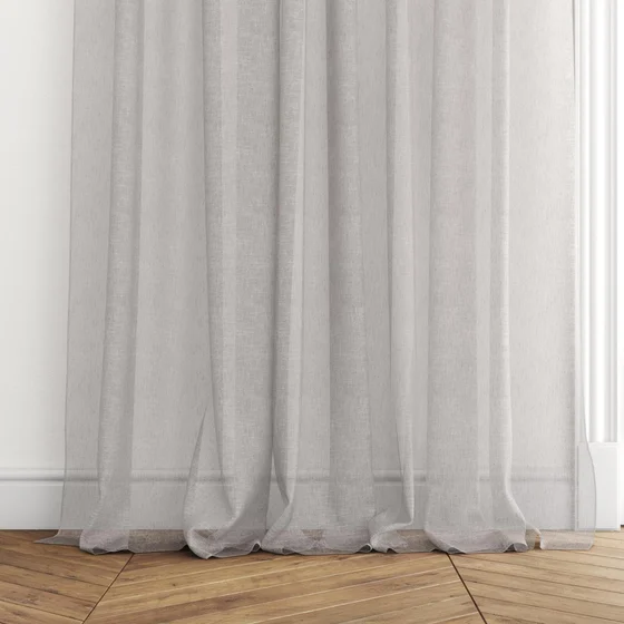 Photo of the fabric Seaview Black Sand swatch by James Dunlop. Use for Sheer Curtains. Style of Plain, Sheer