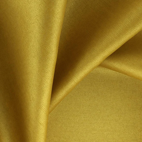 Photo of the fabric Mont Blanc Sunflower swatch by Zepel. Use for Curtains, Upholstery, Accessory, Top of Bed. Style of Plain, Velvet