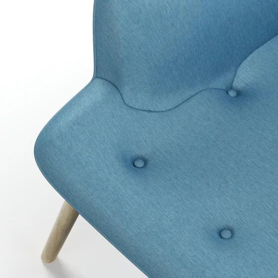 Photo of the fabric Provence Fountain swatch by James Dunlop Essentials. Use for Curtains, Upholstery, Accessory, Top of Bed. Style of Plain, Texture