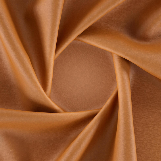 Photo of the fabric Bonanza Sienna swatch by Zepel. Use for Upholstery. Style of Leather And Vinyl, Plain