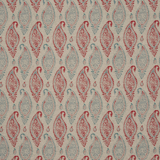 Photo of the fabric Wollerton 8809 340 swatch by Prestigious. Use for Curtains, Accessory. Style of Floral And Botannical, Print