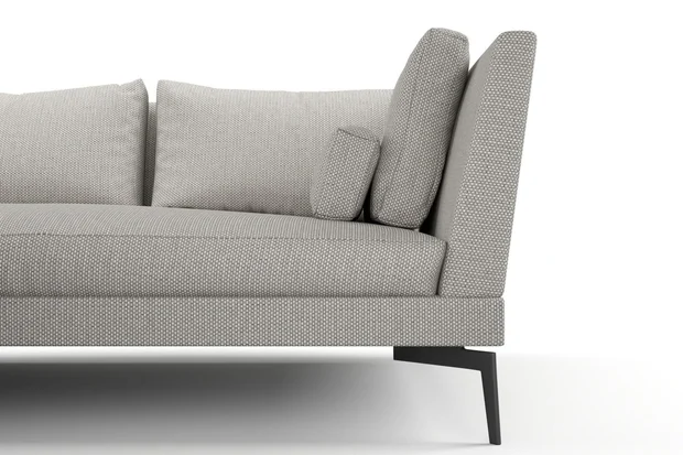Photo of the fabric Souk Silt swatch by Mokum. Use for Upholstery, Accessory. Style of Plain, Texture