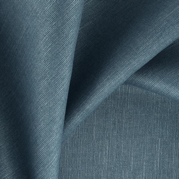 Photo of the fabric Bavaria Teal swatch by Zepel. Use for Curtains, Accessory, Top of Bed. Style of Plain, Taffeta