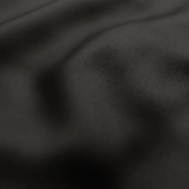Photo of the fabric Mont Blanc Onyx swatch by Zepel. Use for Curtains, Upholstery, Accessory, Top of Bed. Style of Plain, Velvet