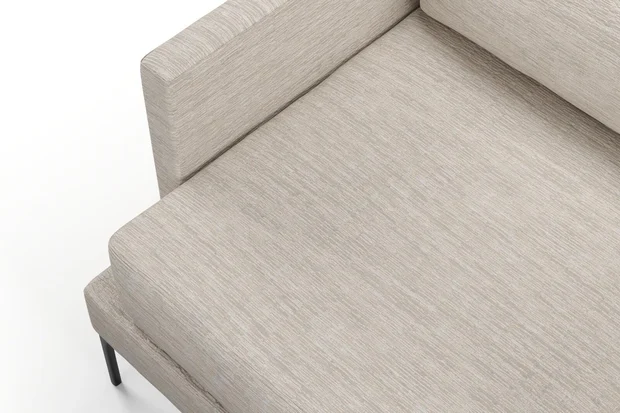 Photo of the fabric Raku Pebble swatch by Mokum. Use for Upholstery, Accessory. Style of Plain, Texture