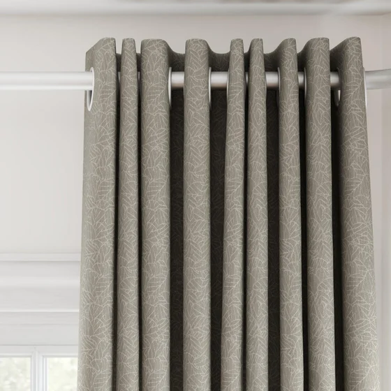 Photo of the fabric Laurel FR Blackout Pavement swatch by James Dunlop Essentials. Use for Curtains. Style of Abstract