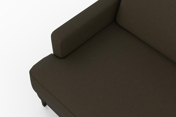 Photo of the fabric Epitome Moss swatch by Mokum. Use for Upholstery, Accessory. Style of Plain, Taffeta