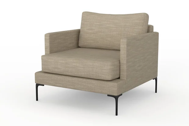 Photo of the fabric Pahi Sand swatch by Mokum. Use for Upholstery, Accessory. Style of Plain, Taffeta