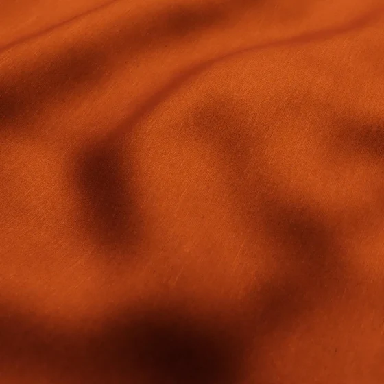 Photo of the fabric Mont Blanc Copper swatch by Zepel. Use for Curtains, Upholstery, Accessory, Top of Bed. Style of Plain, Velvet