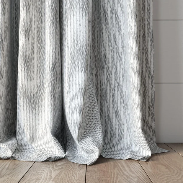 Photo of the fabric Semblance Pearl swatch by James Dunlop. Use for Sheer Curtains. Style of Plain, Sheer