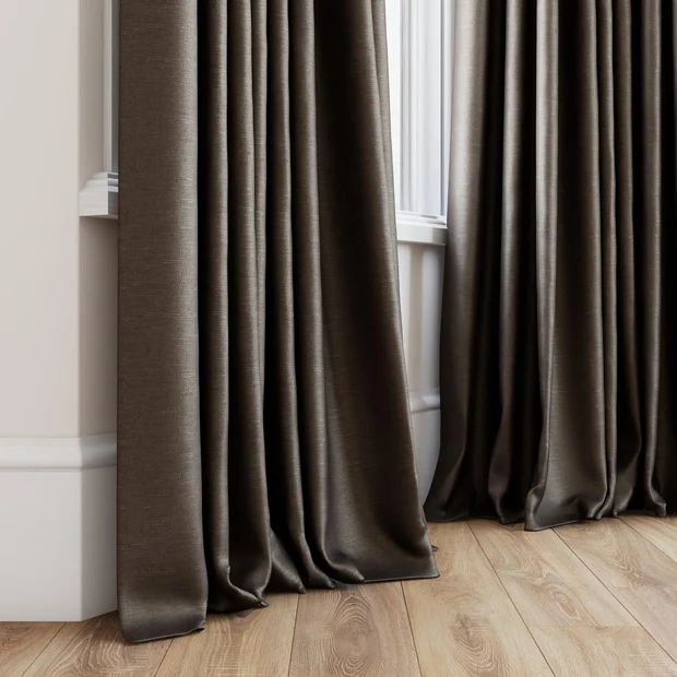 Photo of the fabric Provence Pinecone swatch by James Dunlop Essentials. Use for Curtains, Upholstery, Accessory, Top of Bed. Style of Plain, Texture