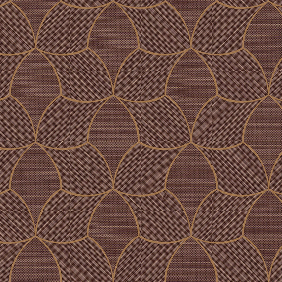 Photo of the fabric Tressana Wp 7694 7694 3976 swatch by Casamance. Use for Wall Covering. Style of Geometric, Uncoated Non-Woven