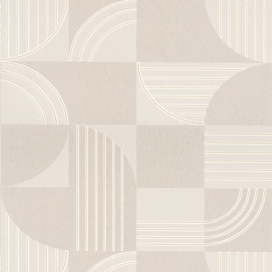 Photo of the fabric Annees Wp 7627 7627 1120 swatch by Casamance. Use for Wall Covering. Style of Geometric, Print