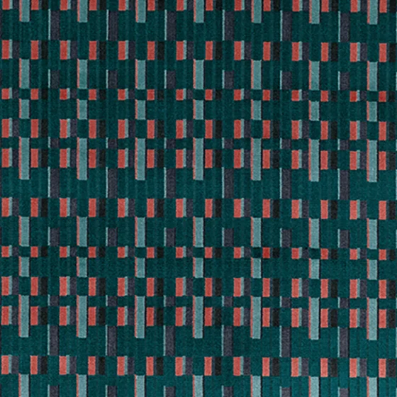 Photo of the fabric Metropolitan FR Kb5217 06 swatch by Kirkby Design. Use for Upholstery, Accessory. Style of Geometric