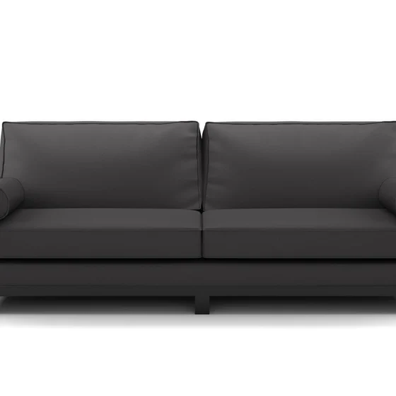 Photo of the fabric Urban Charcoal swatch by James Dunlop. Use for Curtains, Upholstery, Accessory. Style of Plain, Texture