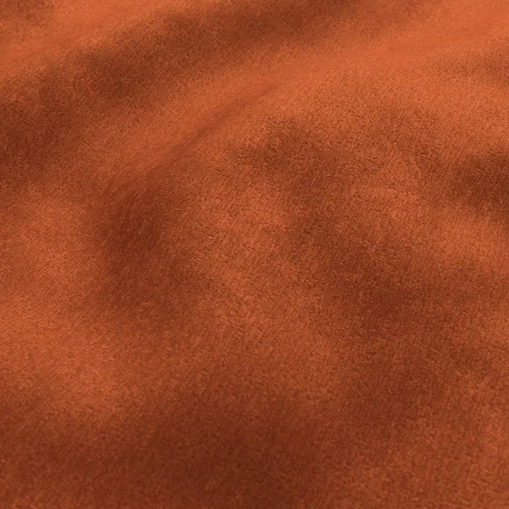 Photo of the fabric Brigadier Pumpkin swatch by Zepel FibreGuard. Use for Curtains, Upholstery, Accessory, Top of Bed. Style of Chenille, Plain