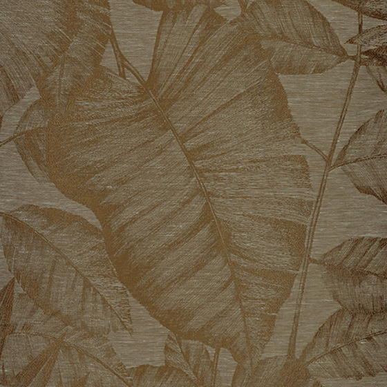Photo of the fabric Canna 4093 4093 0410 swatch by Casamance. Use for Curtains, Accessory. Style of Floral And Botannical, Print