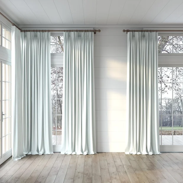 Photo of the fabric Kyoto Duckegg swatch by James Dunlop. Use for Curtains. Style of Plain, Texture